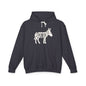 BOTTOM ASS Lightweight Hoodie - Bone Silhouette Design