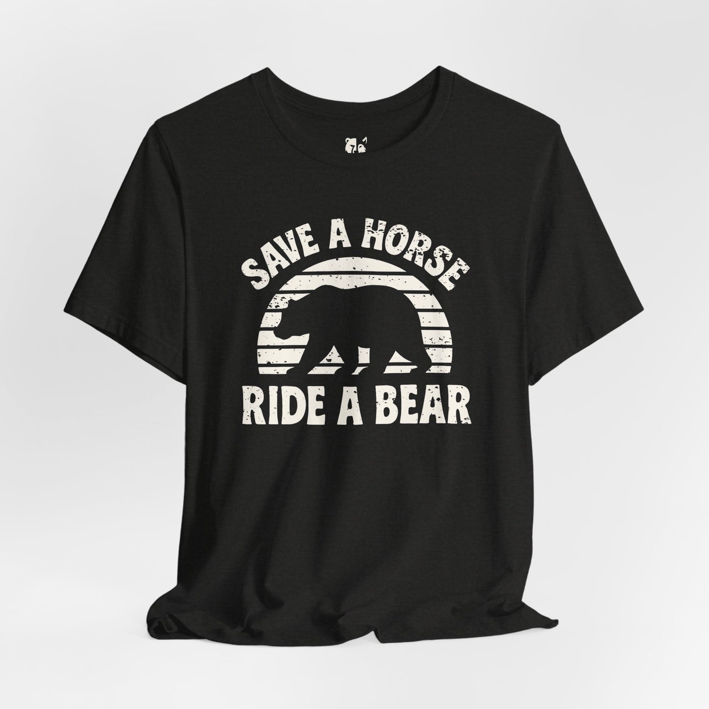 RIDE A BEAR Jersey Tee - Bone Design