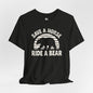RIDE A BEAR Jersey Tee - Bone Design