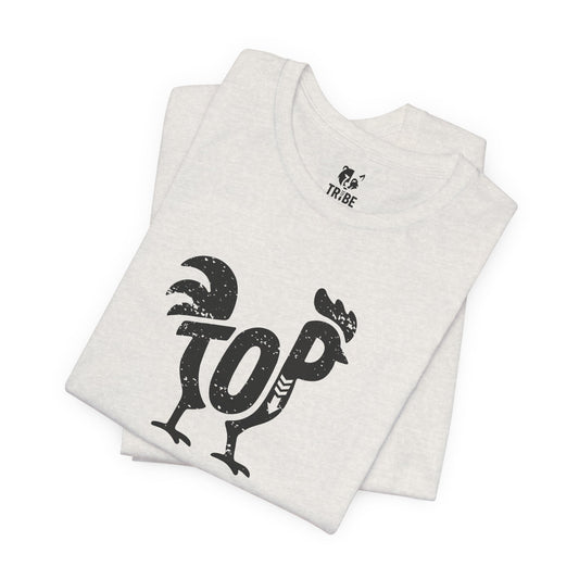 TOP COCK Jersey Tee - Onyx Silhouette Design
