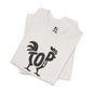 TOP COCK Jersey Tee - Onyx Silhouette Design